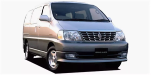 Коврик в багажник Toyota Grand Hiace 1999-2002 2 ряд диван (правый руль)