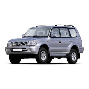 Коврики в салон (2 ряда) Toyota Land Cruiser Prado 150 2017-н.в. (правый руль 7 мест)