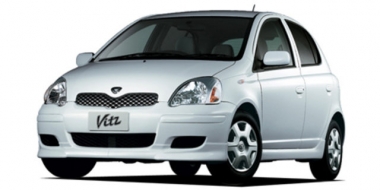 Коврики из экокожи 3D Toyota Vitz I (P10, правый руль) 1998-2005