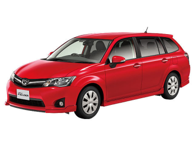 Коврики из экокожи 3D  Toyota Corolla Fielder NZE 164 2012-2015 (правый руль)