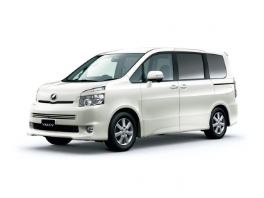 Коврики из экокожи 3D Toyota Voxy II R70 (2007-2013)(7 мест) комплектация с салазками и проходом*