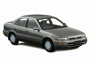 Коврики из экокожи 3D Toyota Sprinter/Sprinter Marino (E100 правый руль) 1991-2002