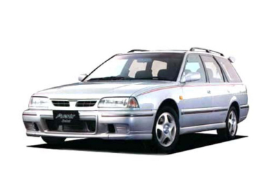 Коврики из экокожи 3D  Nissan Avenir I 1990-1998 (правый руль)